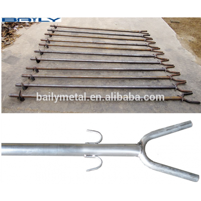 Greenhouse Steel stake structure holding ground anchor / Hooks ring Anchor / Anchors hoop