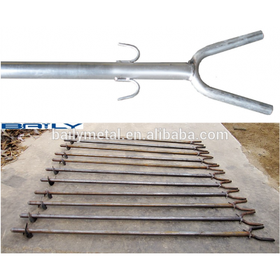 Galvanized Greenhouse Ground Screw Pile For Agriculture