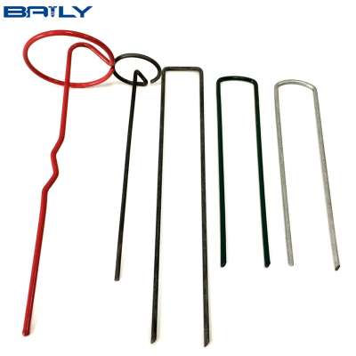 BAILY supply Lowest Anti-Rust Galvanized Ground Cloth 6" x 1" Sod Staples